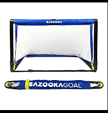 Ворота футбольні BAZOOKAGOAL 120 х 75 см, чорно-сині