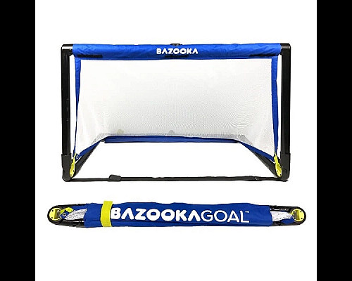 Ворота футбольні BAZOOKAGOAL 120 х 75 см, чорно-сині