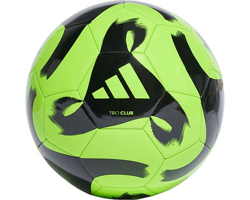 М'яч футбольний Adidas Tiro Club HZ4167 розмір 5, зелено-чорний
