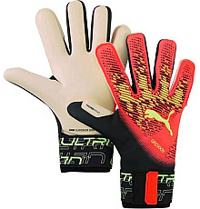 Рукавички воротарські Puma Ultra Grip 1 Hybrid 41827 02 р.10, різнокольорові