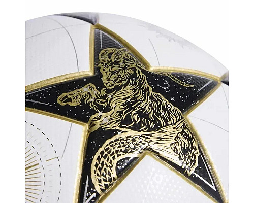 М’яч для футболу Adidas Finale 2026 League FIFA розмір 4, чорно-білий