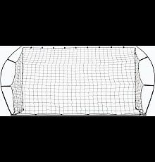 Ворота футбольні Yakimasport Flex 300 х 200 см, білі