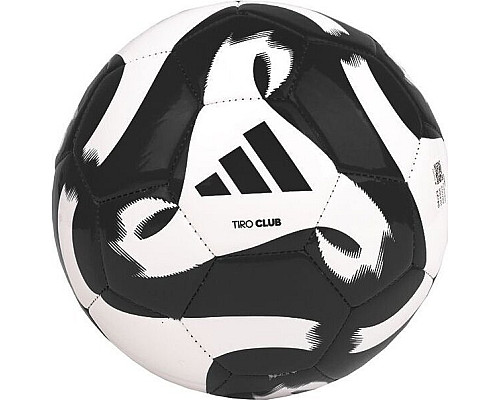 М'яч футбольний Adidas Tiro Club HT2430 розмір 4, чорно-білий