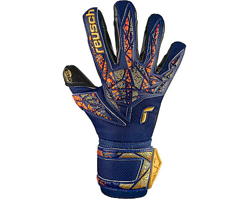 Рукавички воротарські Reusch Attrakt Gold X 5470945 4411 р.10, синьо-жовтий