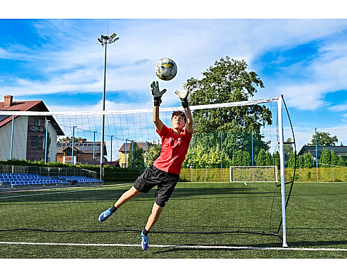 Ворота футбольні Yakimasport Flex 500 х 200 см, білі