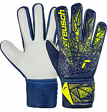 Рукавички воротарські Reusch Attrakt Starter Solid 5470514 4409 р.9,5, синьо-жовті