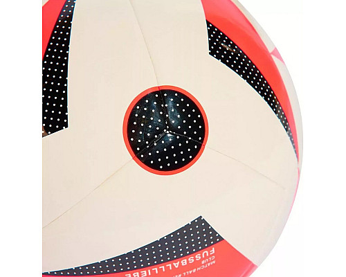 М'яч футбольний Adidas Euro24 Fussballliebe IN9372 розмір 3, біло-червоний