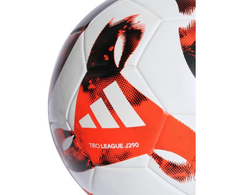 М'яч для футболу Adidas Tiro Junior 290 League біло-червоний HT2424 4