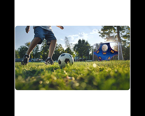 Мішень для футбольних воріт Neo-Sport NS-465 215 x 150 см, синя