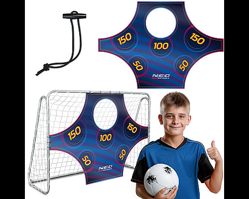 Мішень для футбольних воріт Neo-Sport NS-465 215 x 150 см, синя