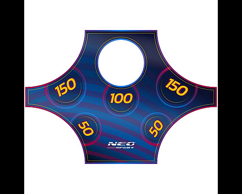 Мішень для футбольних воріт Neo-Sport NS-465 215 x 150 см, синя