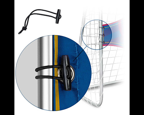 Мішень для футбольних воріт Neo-Sport NS-465 215 x 150 см, синя