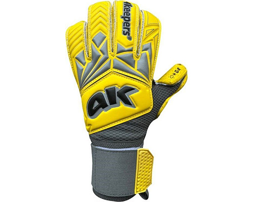 Рукавички воротарські 4Keepers Force V2.23 RF S874708 р. М, жовто-сірі