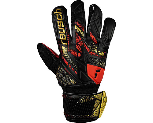 Рукавички воротарські Reusch Attrakt Solid 5570515 7075 р.7,5, червоно-чорні
