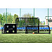 Ворота футбольні Yakimasport GIZA 300 х 200 см, чорні