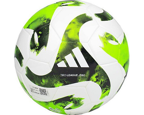 М'яч футбольний Adidas Tiro Junior 350 League HT2427 розмір 5, біло-зелений