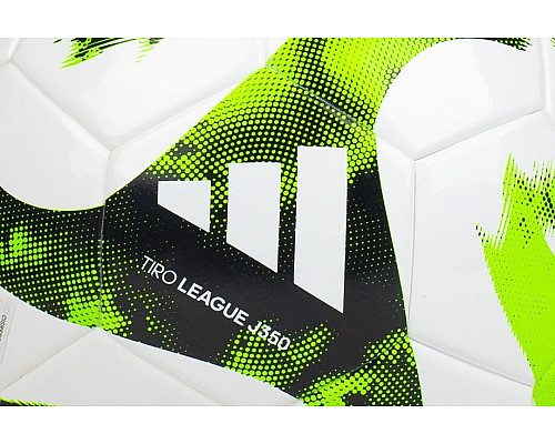 М'яч футбольний Adidas Tiro Junior 350 League HT2427 розмір 5, біло-зелений