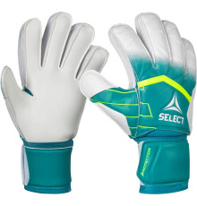 Рукавички воротарські Select Goalkeeper Gloves 04 Protection v26 розмір 5 (16 см), біло-бірюзовий