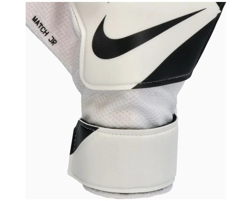 Воротарські рукавиці дитячі Nike NK GK MATCH JR - HO24 розмір 8 (21,6 см), чорно-білі