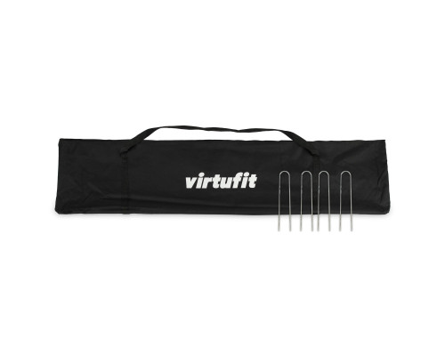 Сітка захисна для футболу VIRTUFIT 500 x 300 см, чорна