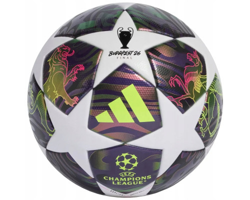 Футбольний м'яч Adidas UCL League 2026 Budapest JX, розмір 4, різнокольоровий