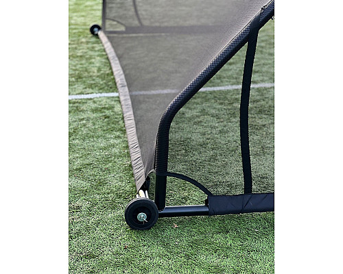 Ворота футбольні Yakimasport GIZA 100748 500 х 200 см, чорні