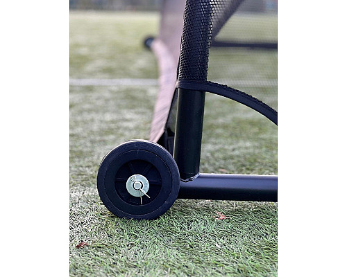 Ворота футбольні Yakimasport GIZA 100748 500 х 200 см, чорні