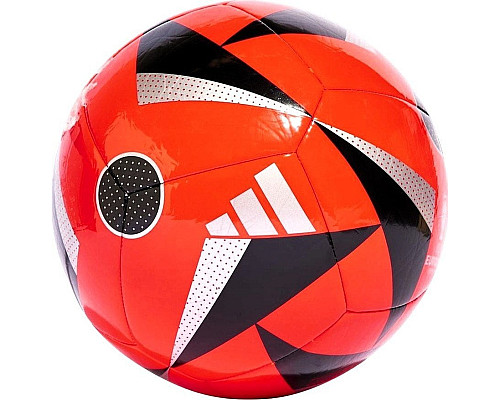 М'яч футбольний Adidas Euro 24 Club Fussballliebe розмір 5, червоно-чорний