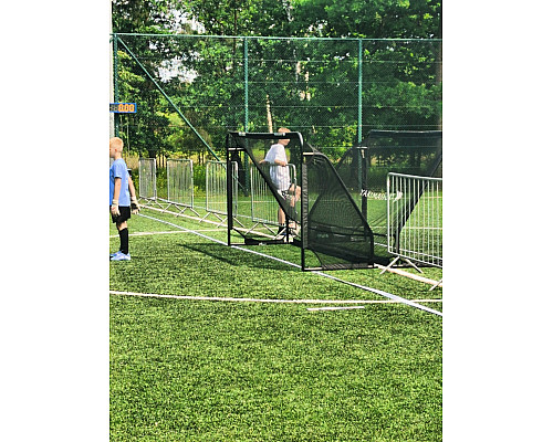 Ворота футбольні Yakimasport GIZA ŻAK 300 х 155 см, чорні