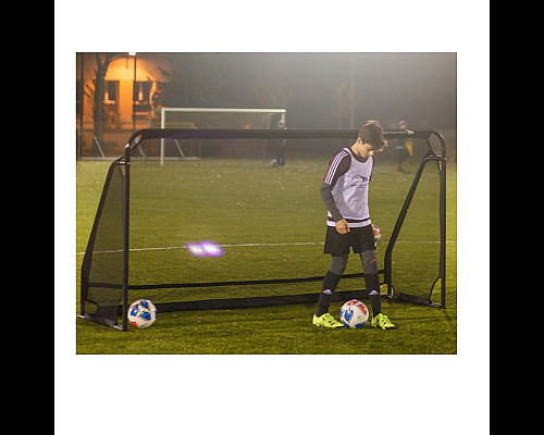 Ворота футбольні Yakimasport GIZA ŻAK 300 х 155 см, чорні