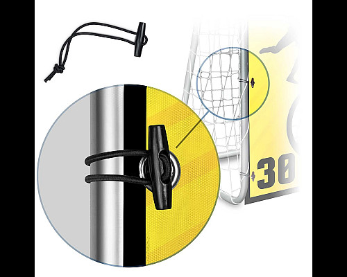 Мішень для футбольних воріт Neo-Sport NS-467 215 x 150 см, помаранчева