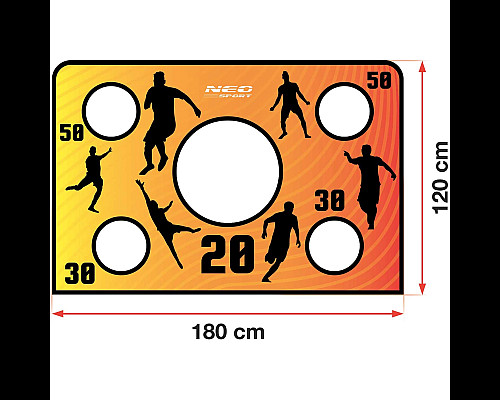 Мішень для футбольних воріт Neo-Sport NS-467 215 x 150 см, помаранчева