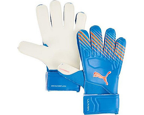 Рукавички воротарські Puma Ultra Play FC 42084 01 р.4, блакитно-білі