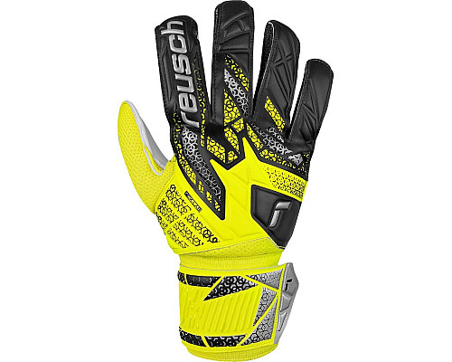 Рукавички воротарські Reusch Attrakt Solid 5570515 2014 р.7,5, жовто-чорні