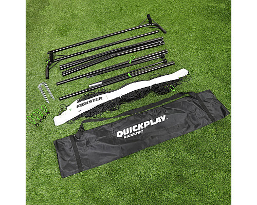Ворота футбольні QUICKPLAY Kickster 6777 150 х 100 см, чорно-білі