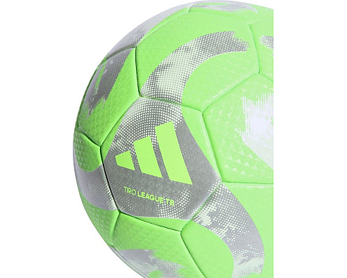 М'яч футбольний Adidas TIRO League HZ1296 розмір 5, зелено-сірий