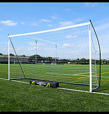 Ворота футбольні QUICKPLAY Kickster Elite 6782 360 х 180 см, чорно-білі