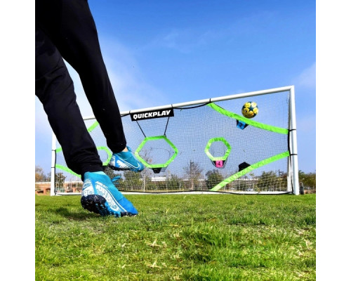 Мішень для футбольних воріт QUICKPLAY TARGET NET PRO 732 х 244 см, чорно-зелена