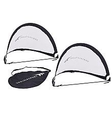 Ворота футбольні Yakimasport POP-UP 120 х 80 см, чорно-білі