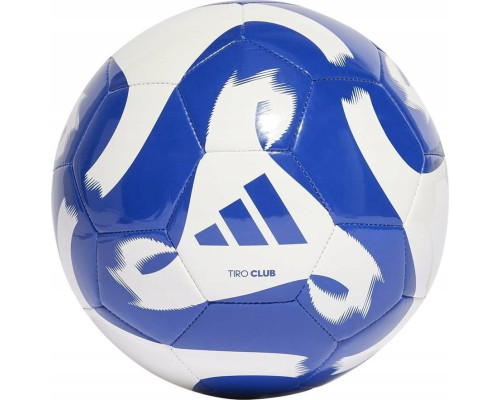 М'яч футбольний Adidas Tiro Club HZ4168 розмір 5, біло-синій М'яч футбольний Adidas Tiro Club HZ4168 розмір 5, біло-синій