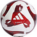 М'яч футбольний Adidas Tiro League HZ1294 розмір 5, біло-червоний