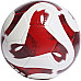 М'яч футбольний Adidas Tiro League HZ1294 розмір 5, біло-червоний