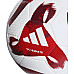 М'яч футбольний Adidas Tiro League HZ1294 розмір 5, біло-червоний
