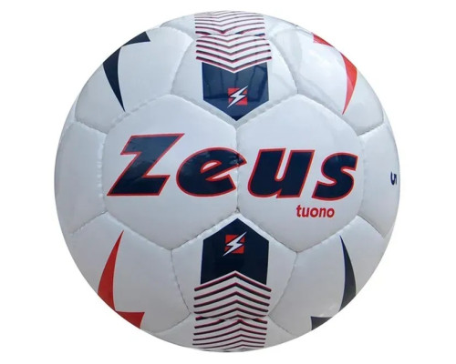 М'яч футбольний Zeus PALLONE TUONO розмір 5, біло-синій