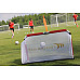Ворота футбольні Yakimasport ACADEMY 120 х 80 см, червоно-білі