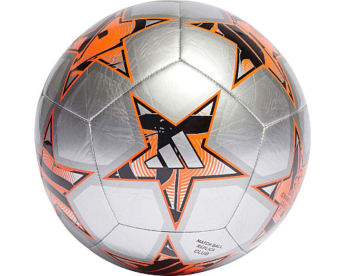 М'яч футбольний Adidas Finale Club IA0950 розмір 5, сіро-помаранчевий