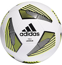 М'яч футбольний Adidas Tiro League TSBE FS0369 розмір 5, біло-жовтий