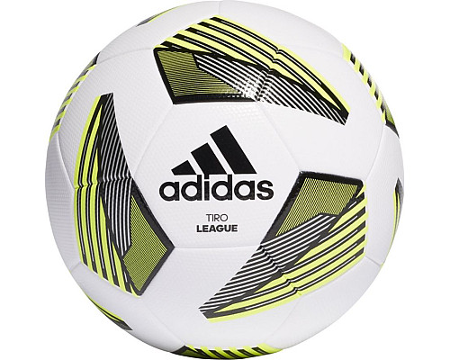 М'яч футбольний Adidas Tiro League TSBE FS0369 розмір 5, біло-жовтий