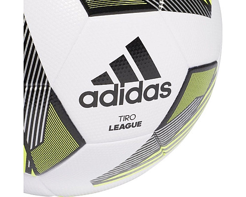 М'яч футбольний Adidas Tiro League TSBE FS0369 розмір 5, біло-жовтий