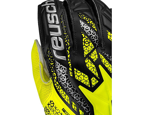 Рукавички воротарські Reusch Attrakt Solid 5570515 2014 р.8,5, жовто-чорні